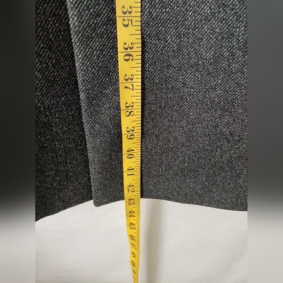 Macy's Jacobson’s Long Overcoat Men's Large Black Wool coat Winter Jacket EUC - Picture 12 of 13